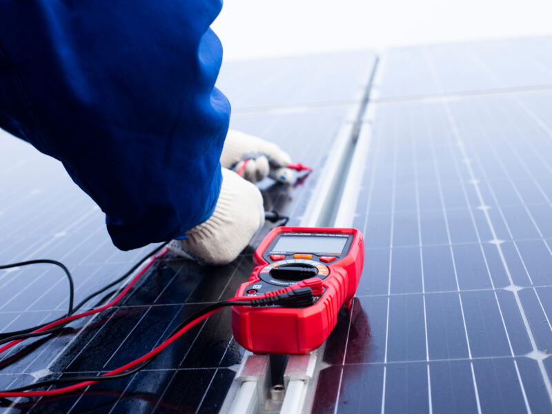 Worker,Used,A,Meter,For,Checking,The,Readiness,Of,The
